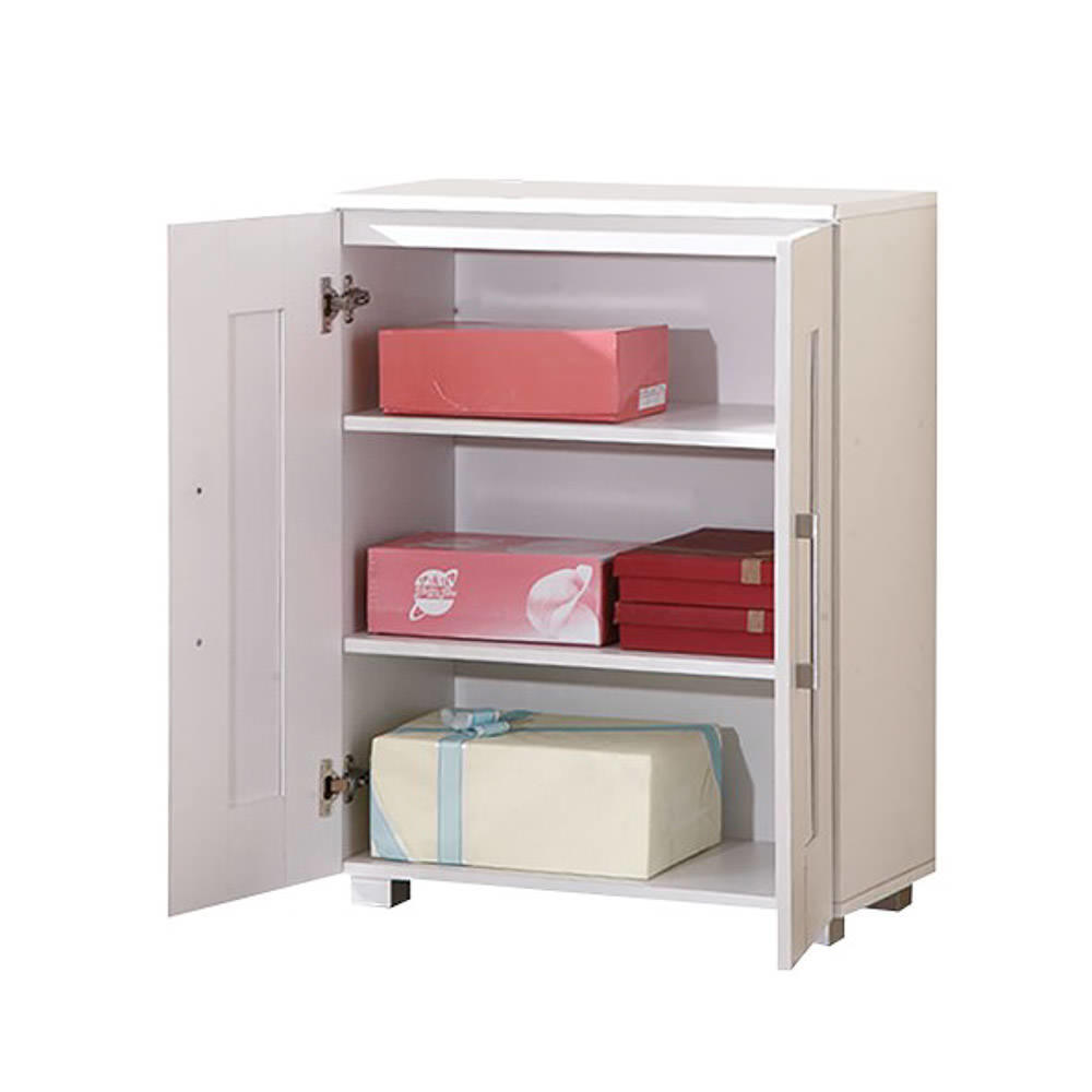 Buy Montreal Multi-Purpose Low-Line Storage Cupboard - 2 Door 3 Shelves -  White - 60x78cm | Beyond B
